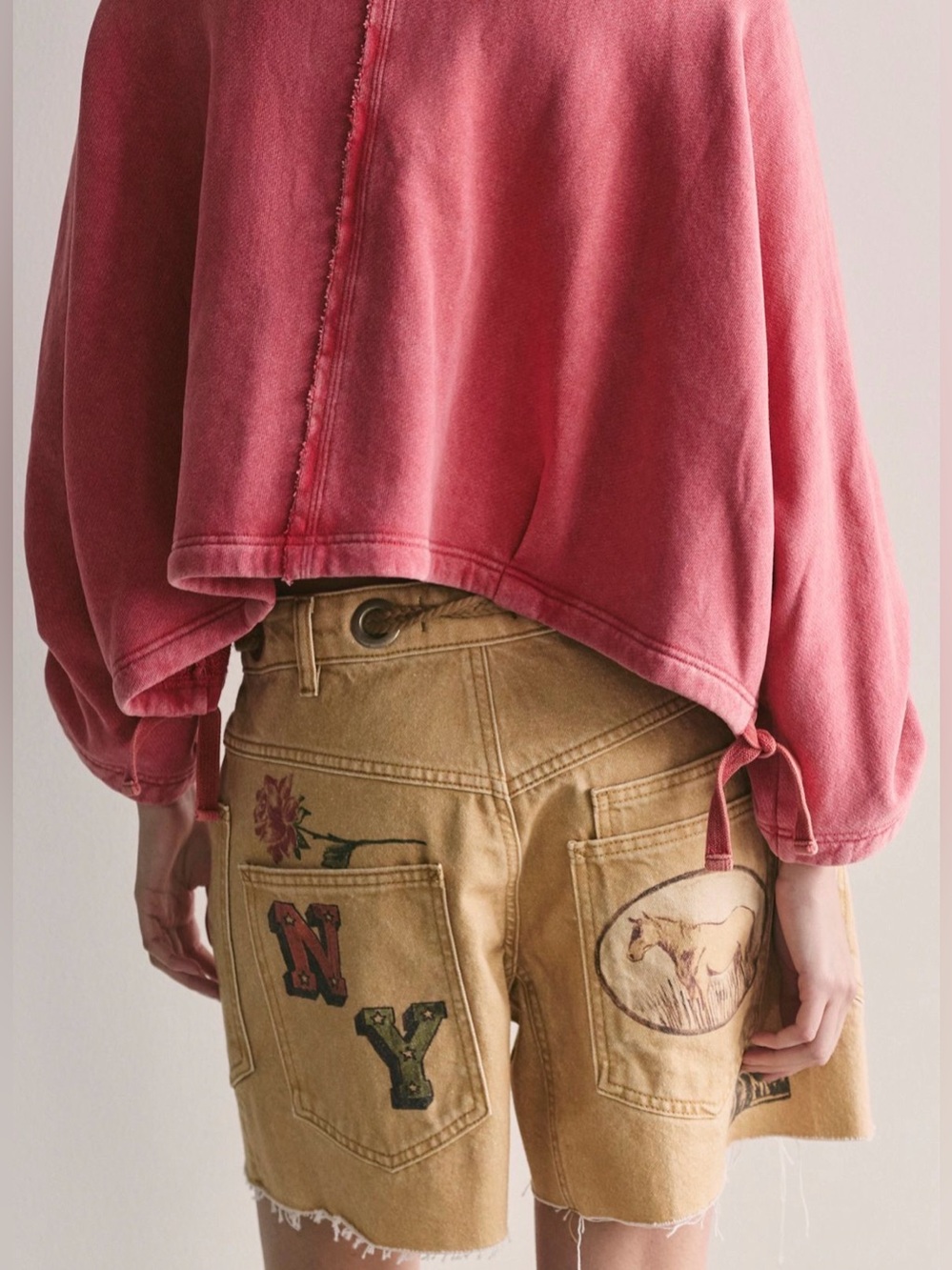 Free People We The Free Moxie Printed Barrel Shorts - Picture 3 of 8